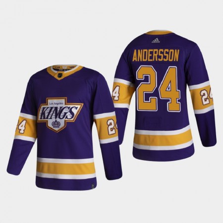 Herren Eishockey Los Angeles Kings Trikot Lias Andersson 24 2020-21 Reverse Retro Authentic